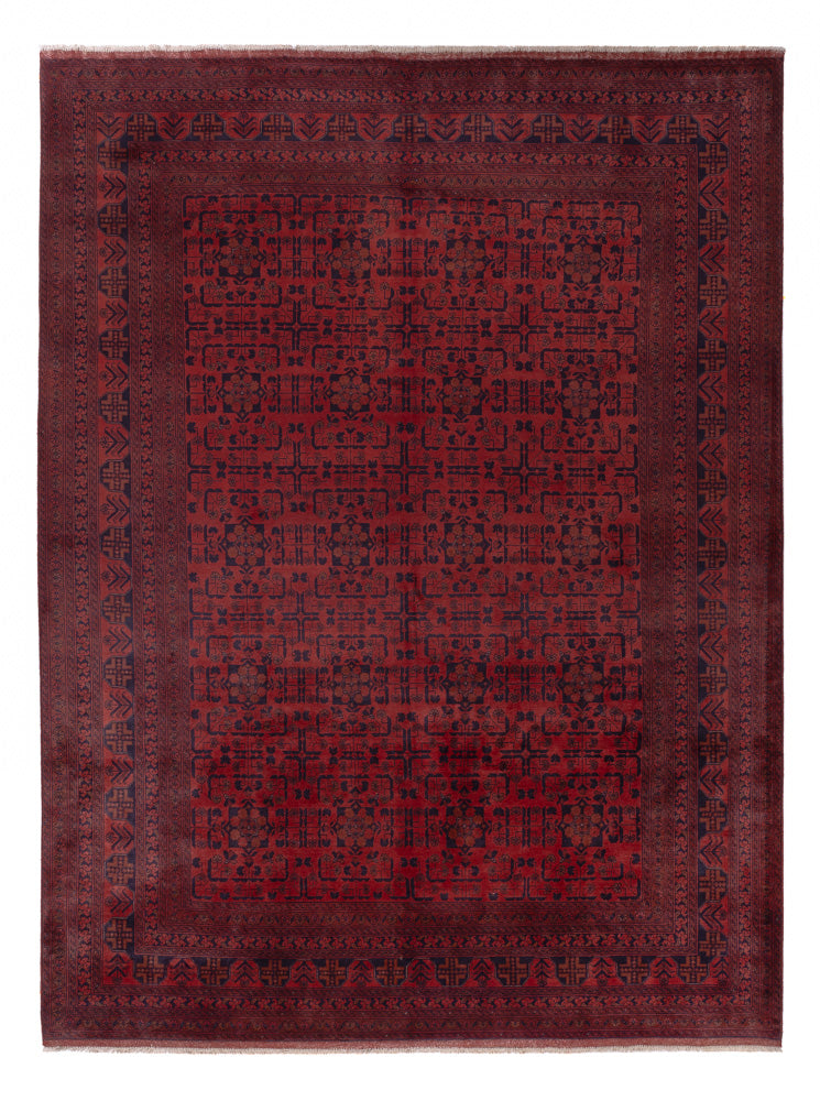 Afghaans tapijt - Kunduz - 345 x 253 cm - rood
