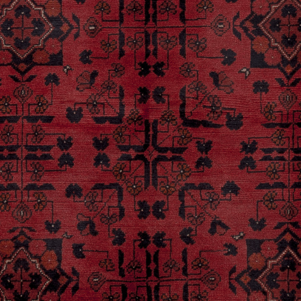 Afghaans tapijt - Kunduz - 198 x 153 cm - rood