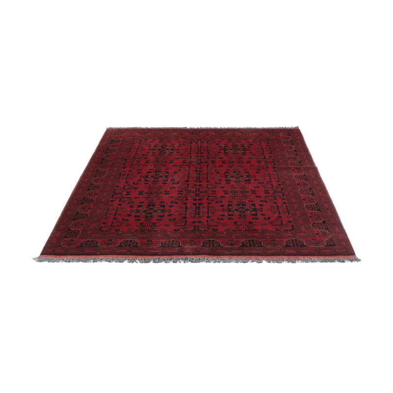 Afghaans tapijt - Kunduz - 198 x 153 cm - rood