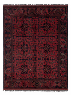 Afghaans tapijt - Kunduz - 193 x 150 cm - rood