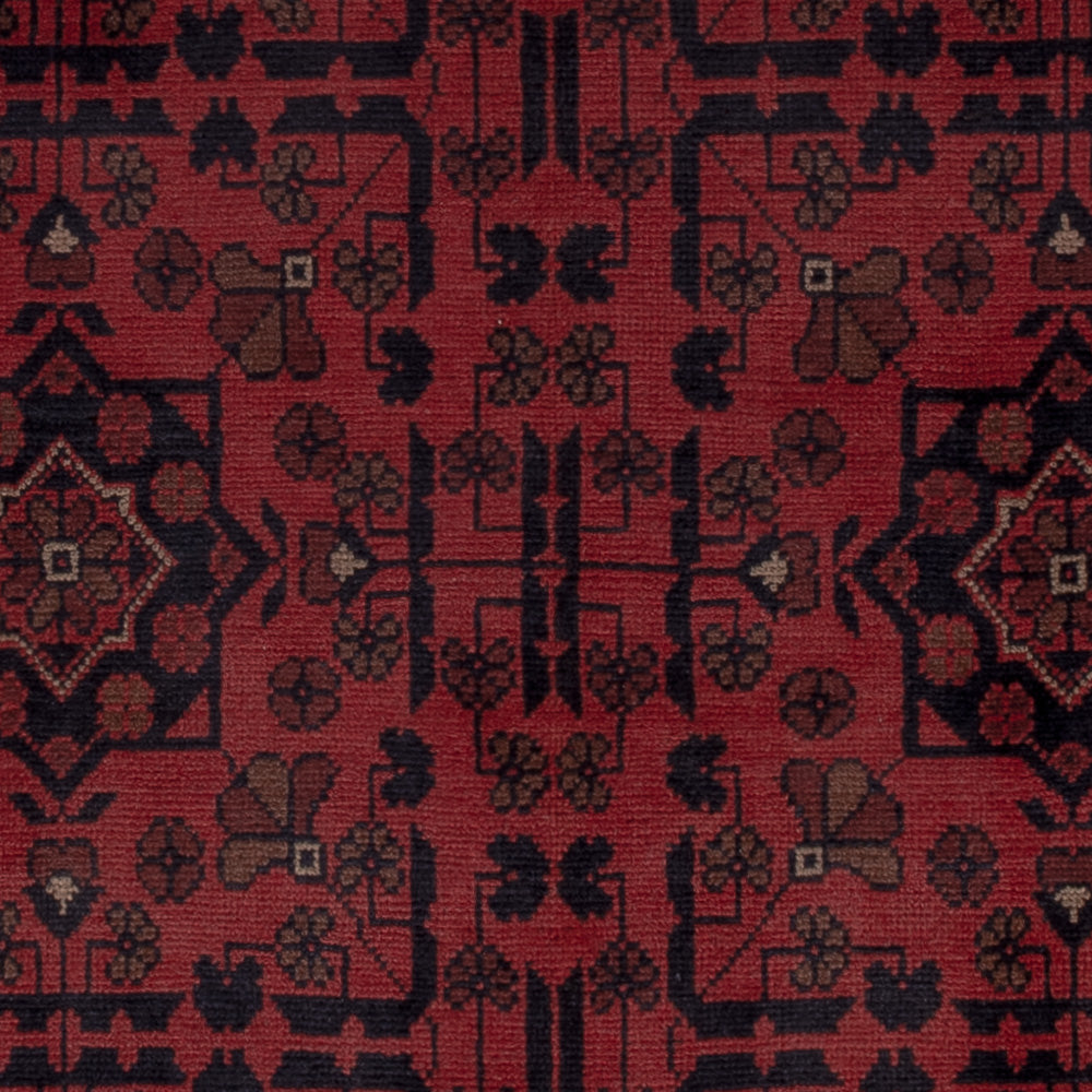 Afghaans tapijt - Kunduz - 193 x 150 cm - rood