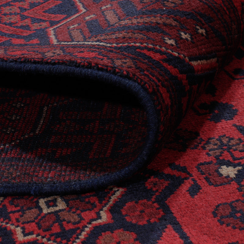 Afghaans tapijt - Kunduz - 193 x 150 cm - rood