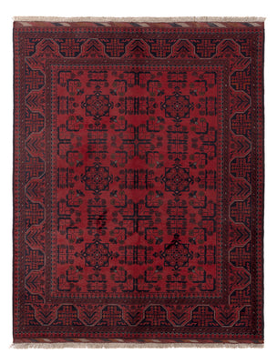 Afghaans tapijt - Kunduz - 191 x 155 cm - rood