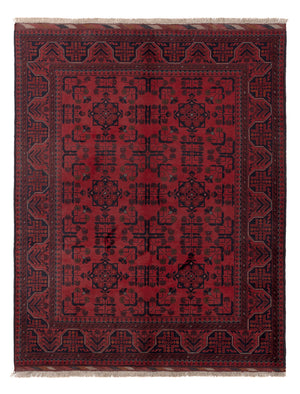 Afghaans tapijt - Kunduz - 191 x 155 cm - rood