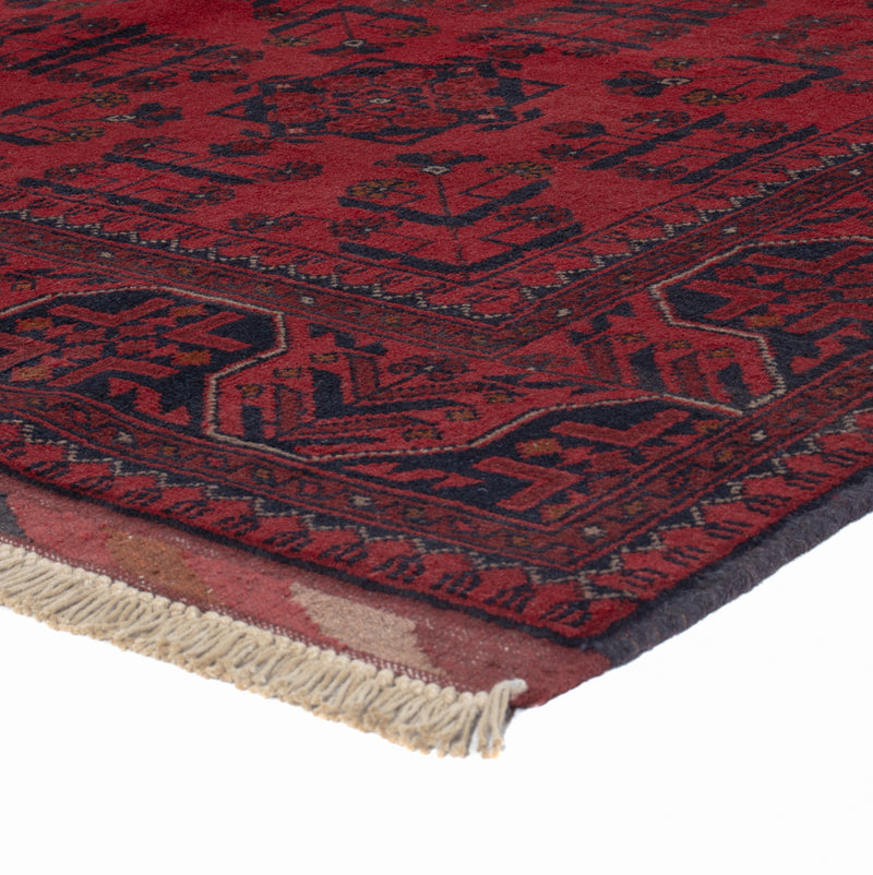 Afghaans tapijt - Kunduz - 191 x 155 cm - rood