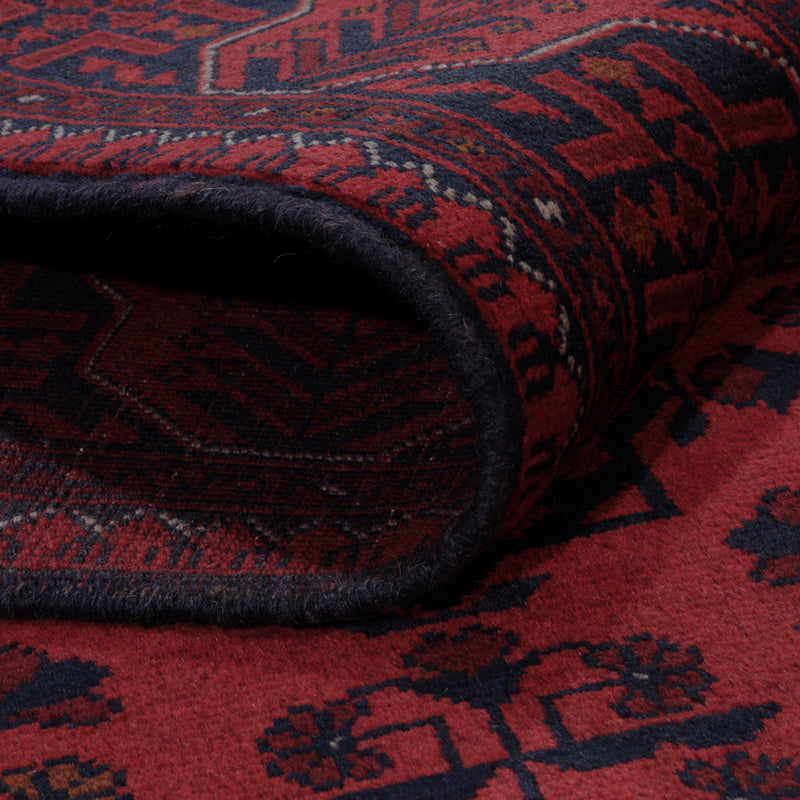 Afghaans tapijt - Kunduz - 191 x 155 cm - rood