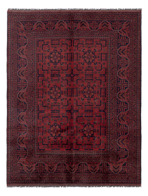 Afghaans tapijt - Kunduz - 197 x 151 cm - rood