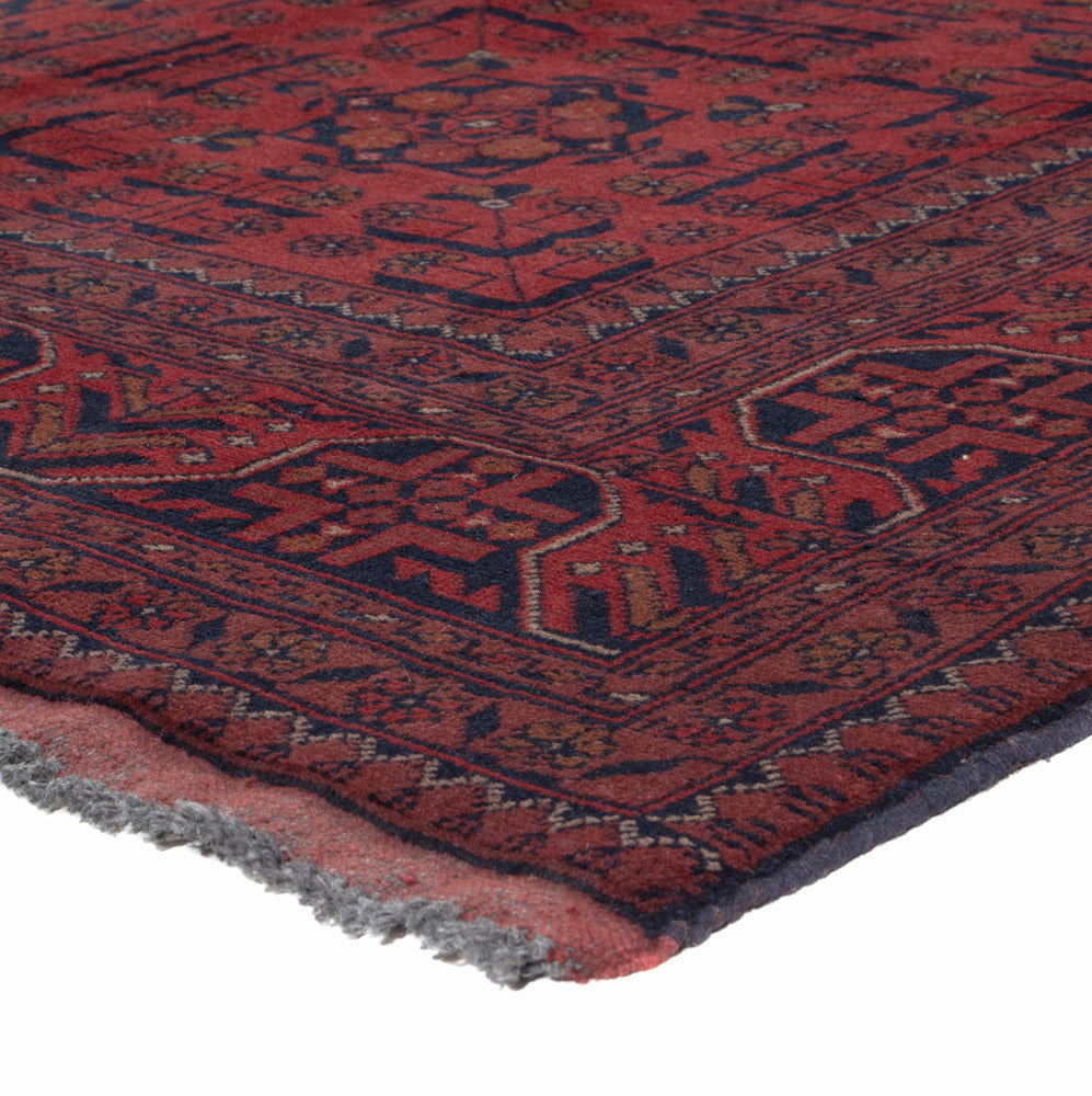 Afghaans tapijt - Kunduz - 197 x 151 cm - rood