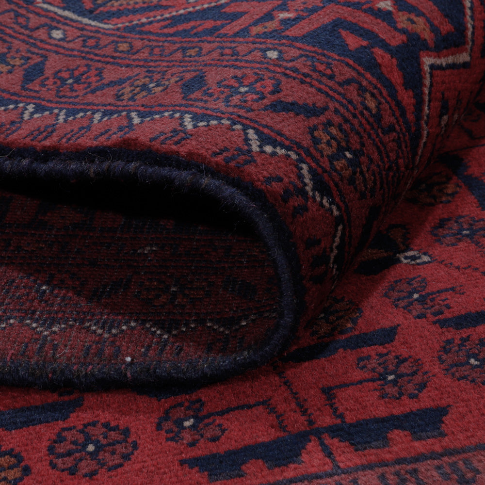 Afghaans tapijt - Kunduz - 197 x 151 cm - rood