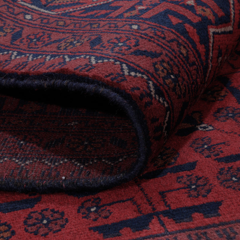 Afghaans tapijt - Kunduz - 197 x 151 cm - rood