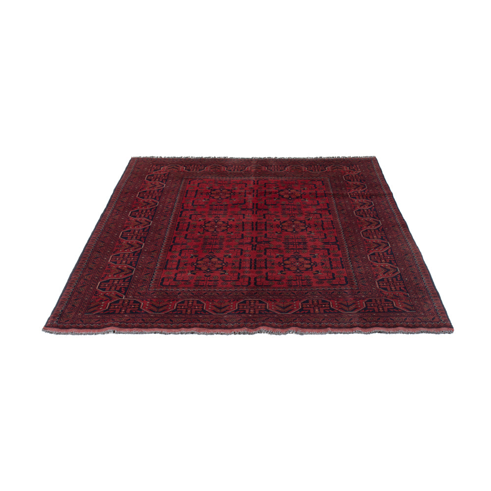Afghaans tapijt - Kunduz - 197 x 151 cm - rood