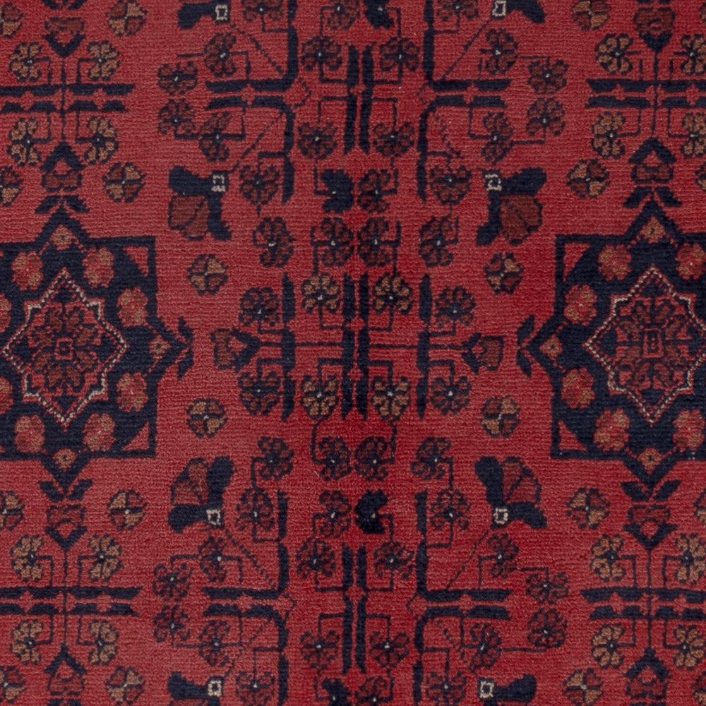 Afghaans tapijt - Kunduz - 196 x 151 cm - rood