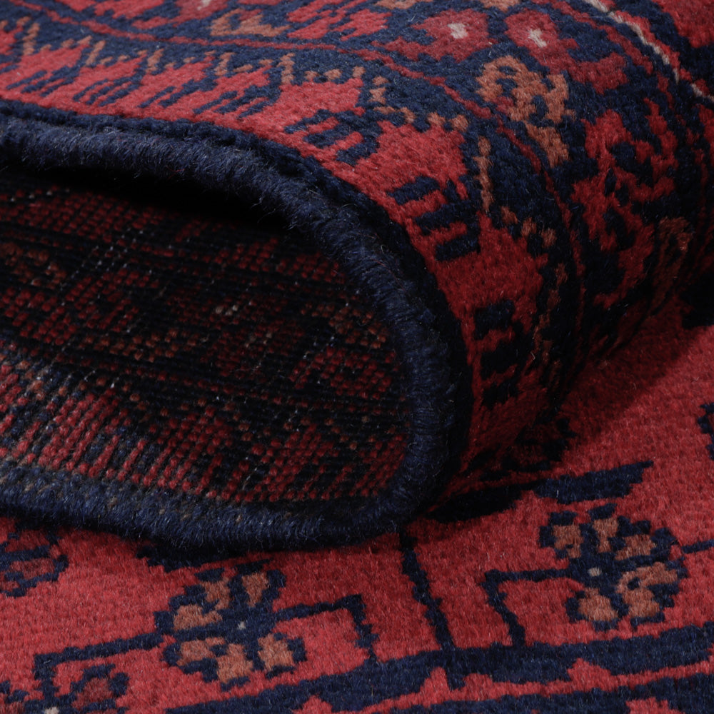 Afghaans tapijt - Kunduz - 196 x 151 cm - rood