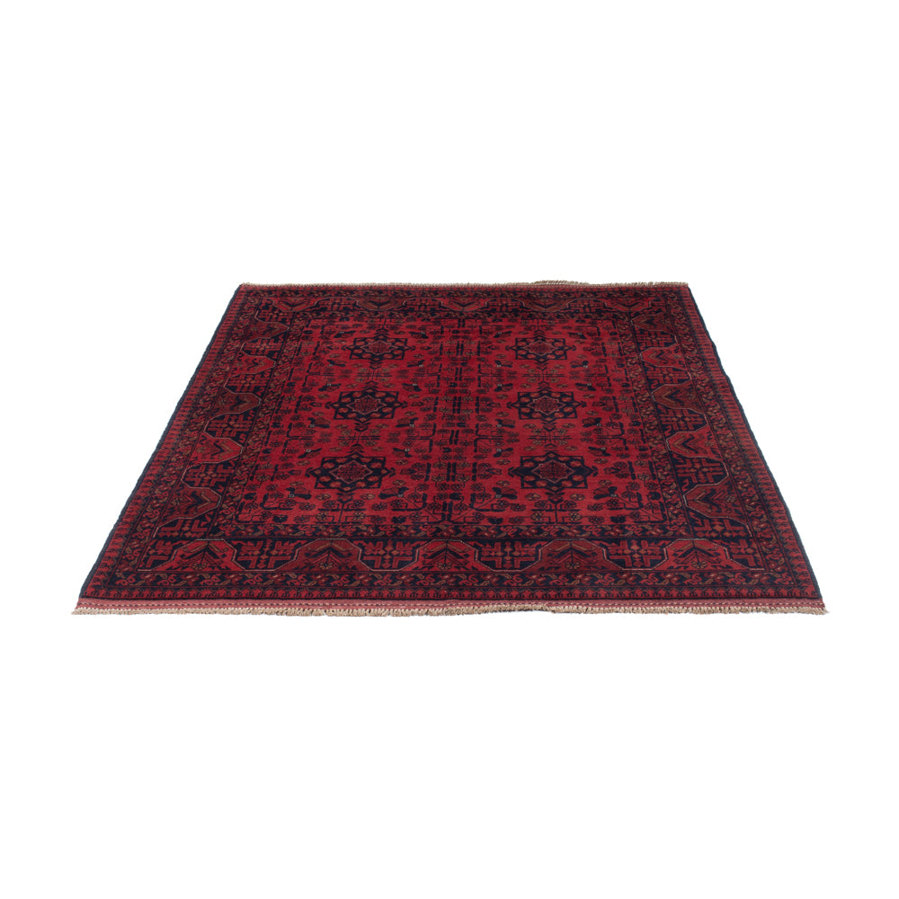 Afghaans tapijt - Kunduz - 196 x 151 cm - rood