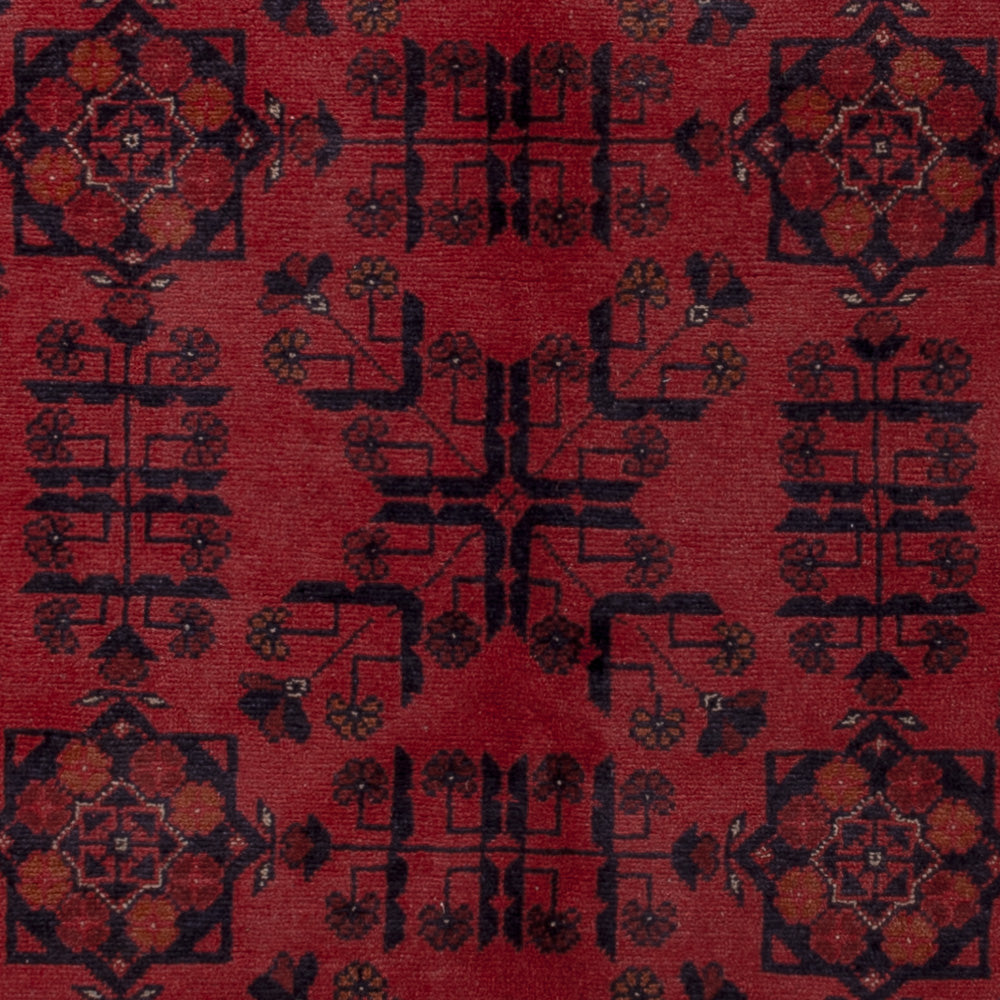 Afghaans tapijt - Kunduz - 196 x 150 cm - rood