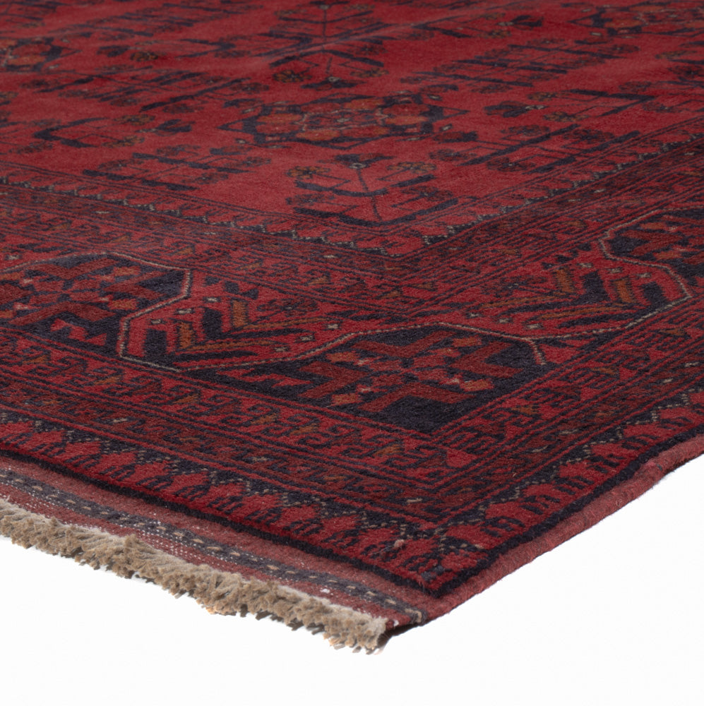 Afghaans tapijt - Kunduz - 196 x 150 cm - rood