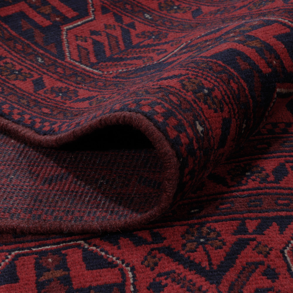 Afghaans tapijt - Kunduz - 191 x 151 cm - rood