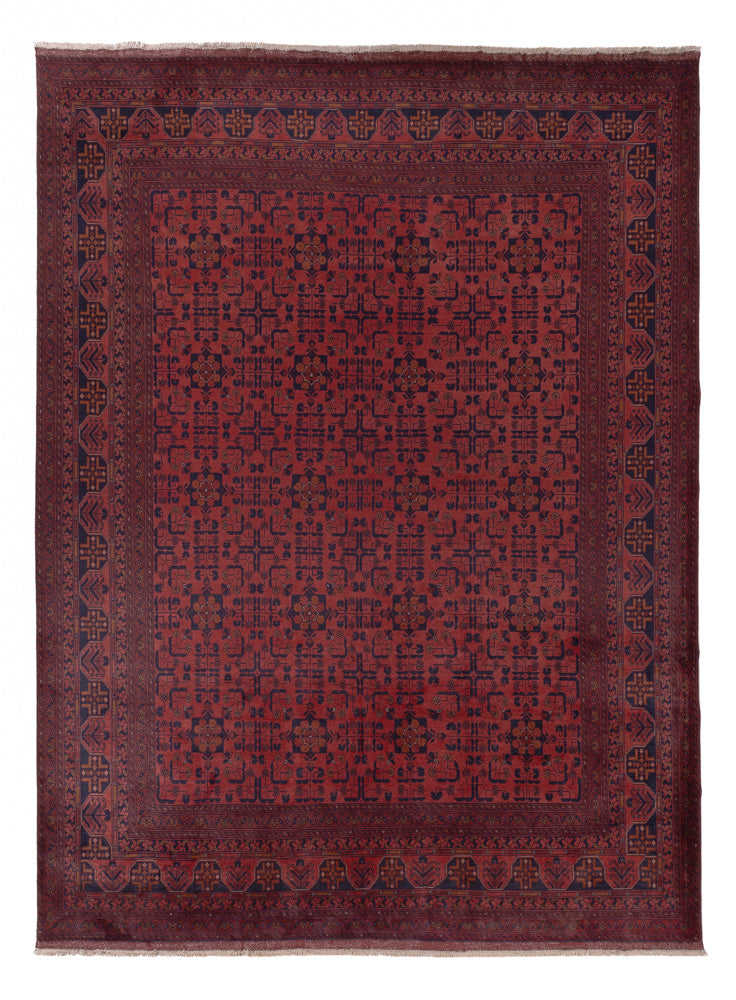 Afghaans tapijt - Kunduz - 340 x 254 cm - rood