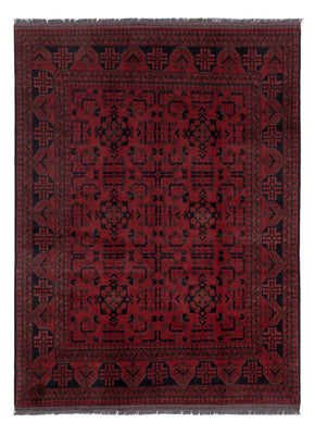 Afghaans tapijt - Kunduz - 194 x 148 cm - rood