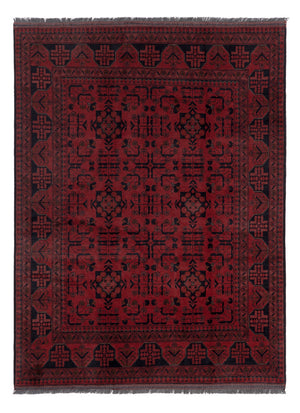 Afghaans tapijt - Kunduz - 194 x 148 cm - rood