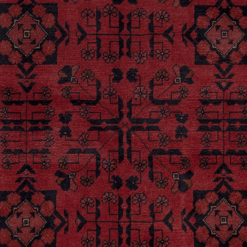 Afghaans tapijt - Kunduz - 194 x 148 cm - rood