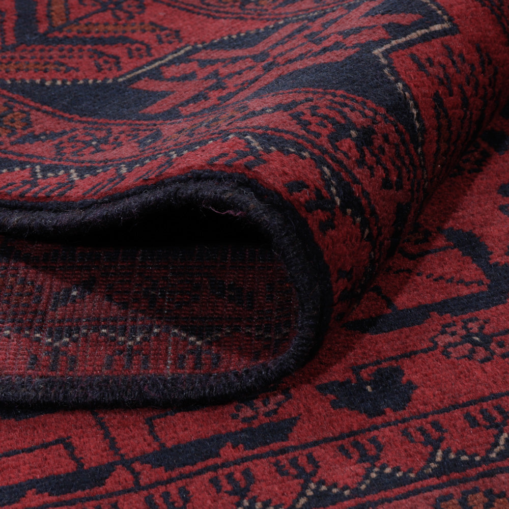 Afghaans tapijt - Kunduz - 194 x 148 cm - rood