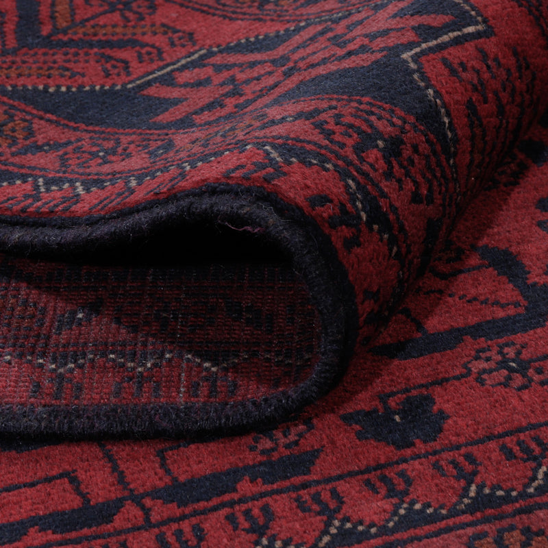 Afghaans tapijt - Kunduz - 194 x 148 cm - rood