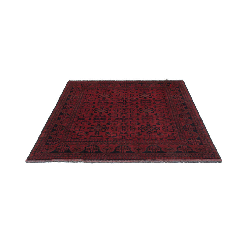 Afghaans tapijt - Kunduz - 194 x 148 cm - rood