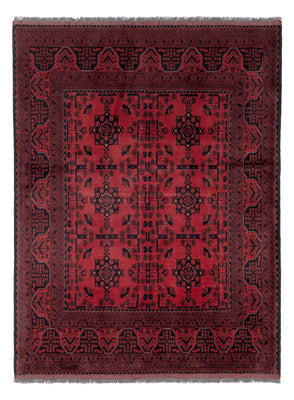 Afghaans tapijt - Kunduz - 200 x 153 cm - rood