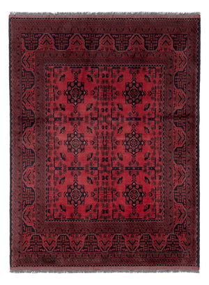 Afghaans tapijt - Kunduz - 200 x 153 cm - rood