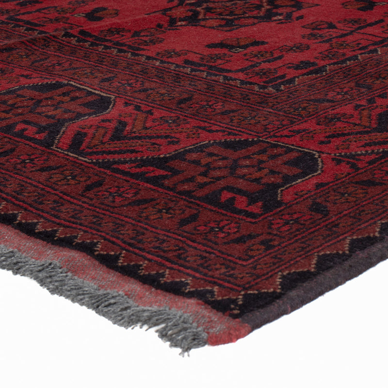 Afghaans tapijt - Kunduz - 200 x 153 cm - rood