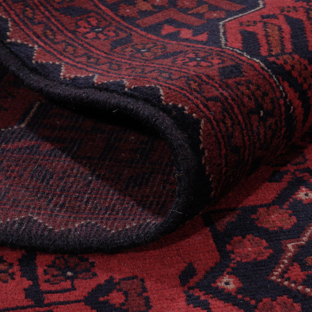 Afghaans tapijt - Kunduz - 200 x 153 cm - rood