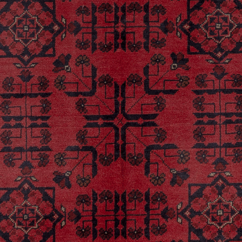 Afghaans tapijt - Kunduz - 198 x 150 cm - rood