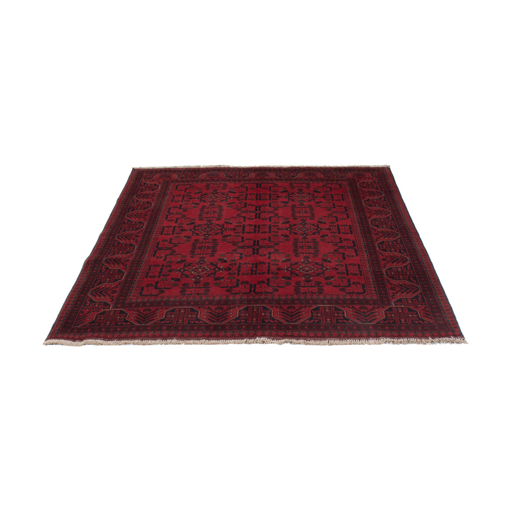 Afghaans tapijt - Kunduz - 198 x 150 cm - rood
