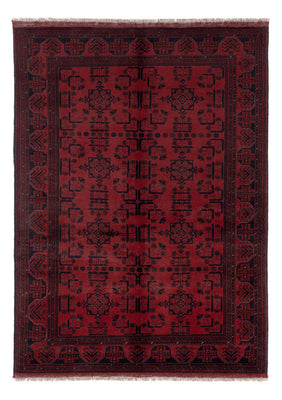Afghaans tapijt - Kunduz - 207 x 148 cm - rood