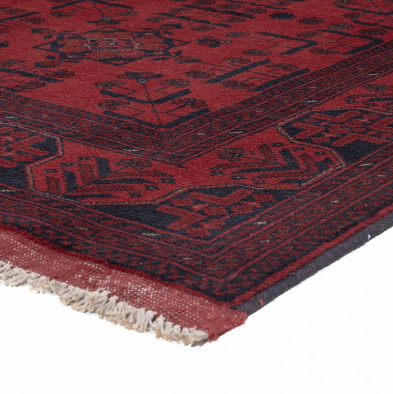Afghaans tapijt - Kunduz - 207 x 148 cm - rood