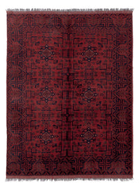 Afghaans tapijt - Kunduz - 199 x 154 cm - rood