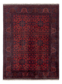 Afghaans tapijt - Kunduz - 196 x 149 cm - rood