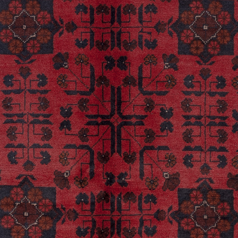 Afghaans tapijt - Kunduz - 196 x 150 cm - rood