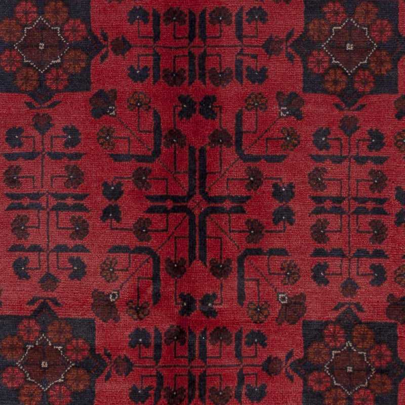 Afghaans tapijt - Kunduz - 196 x 150 cm - rood