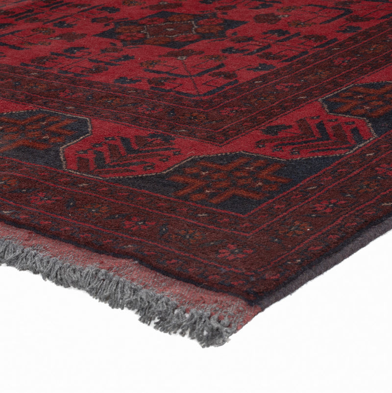 Afghaans tapijt - Kunduz - 196 x 150 cm - rood