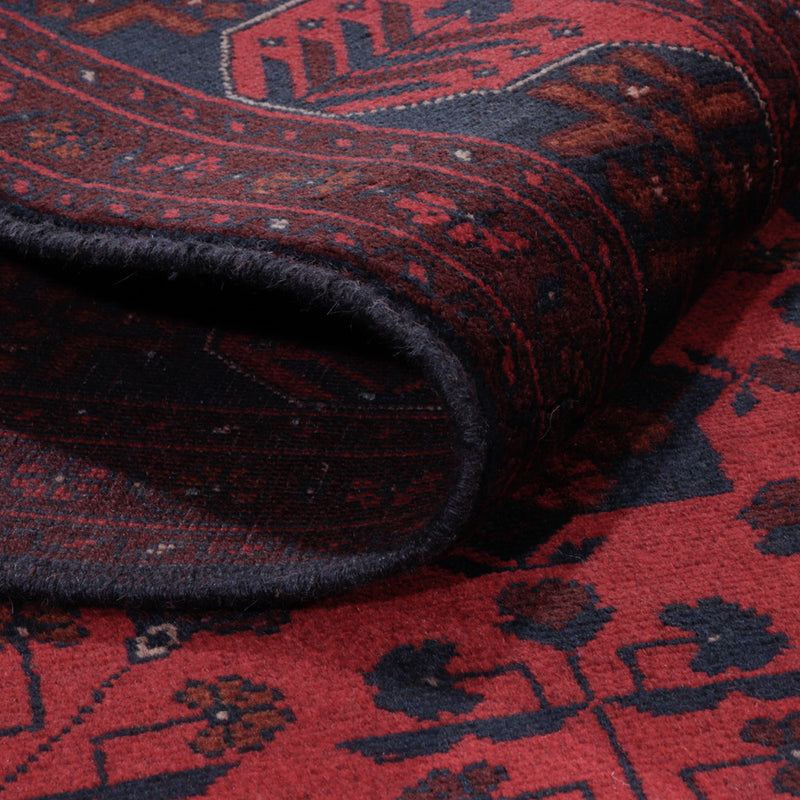 Afghaans tapijt - Kunduz - 196 x 150 cm - rood