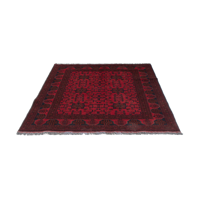 Afghaans tapijt - Kunduz - 196 x 150 cm - rood