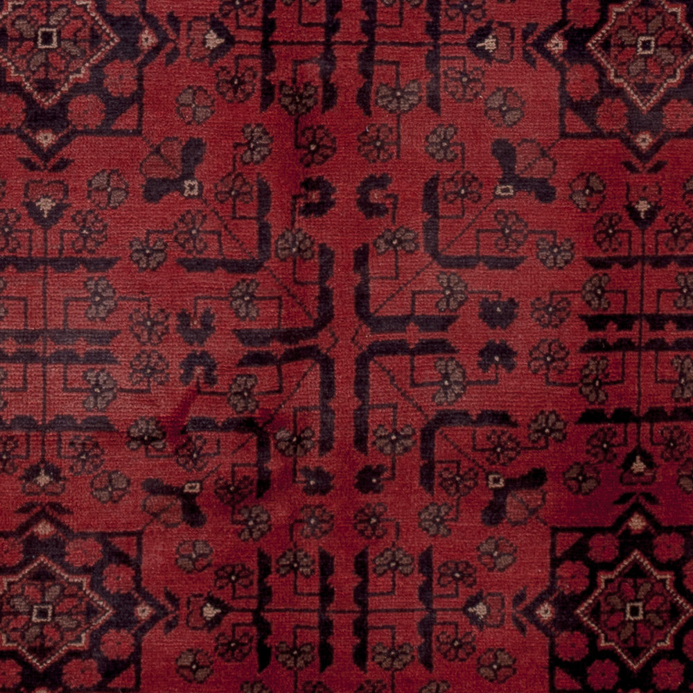 Afghaans tapijt - Kunduz - 190 x 151 cm - rood