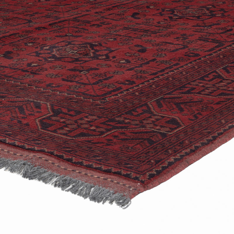 Afghaans tapijt - Kunduz - 190 x 151 cm - rood