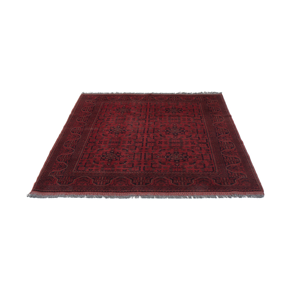 Afghaans tapijt - Kunduz - 190 x 151 cm - rood