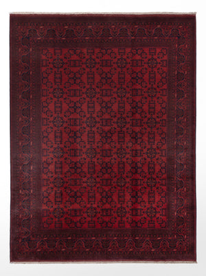 Afghan Teppich - Kunduz - 341 x 251 cm - rot