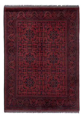 Afghaans tapijt - Kunduz - 202 x 146 cm - rood