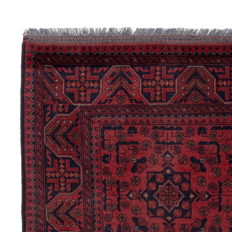 Afghaans tapijt - Kunduz - 202 x 146 cm - rood