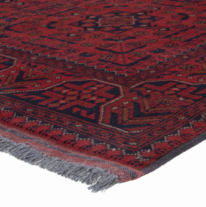 Afghaans tapijt - Kunduz - 202 x 146 cm - rood